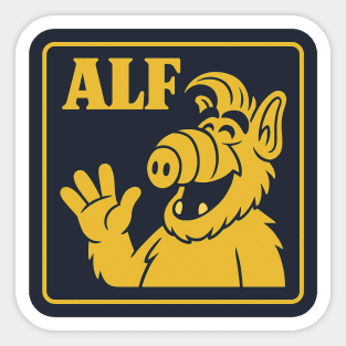 80s tv famous alien Sticker